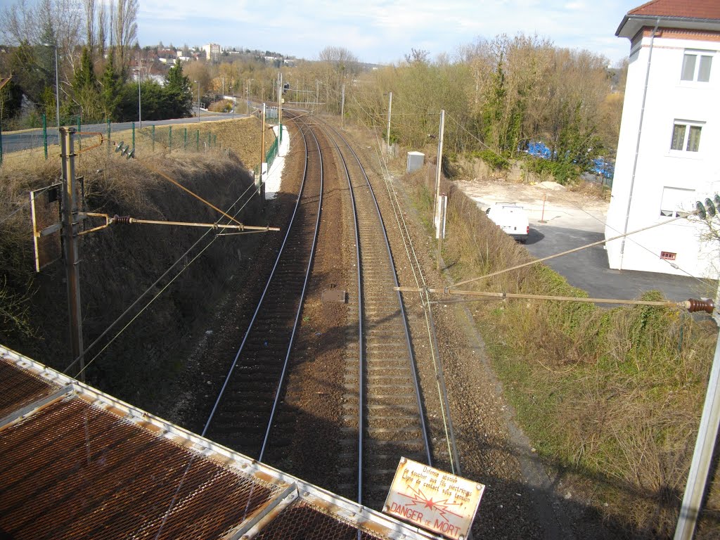 Voie ferrée pour la gare de Montbéliard by Claudius B.