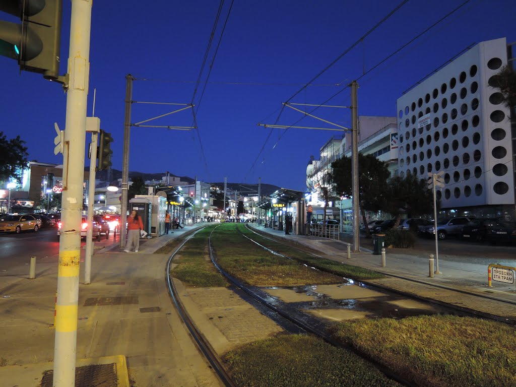 Katraki sq. tram station - Glyfada (Athens) by mavis_spiros