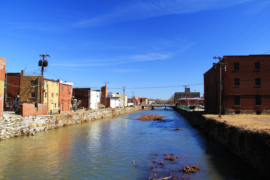 Looking East Along Peak Creek, Pulaski Virginia by jonmac33