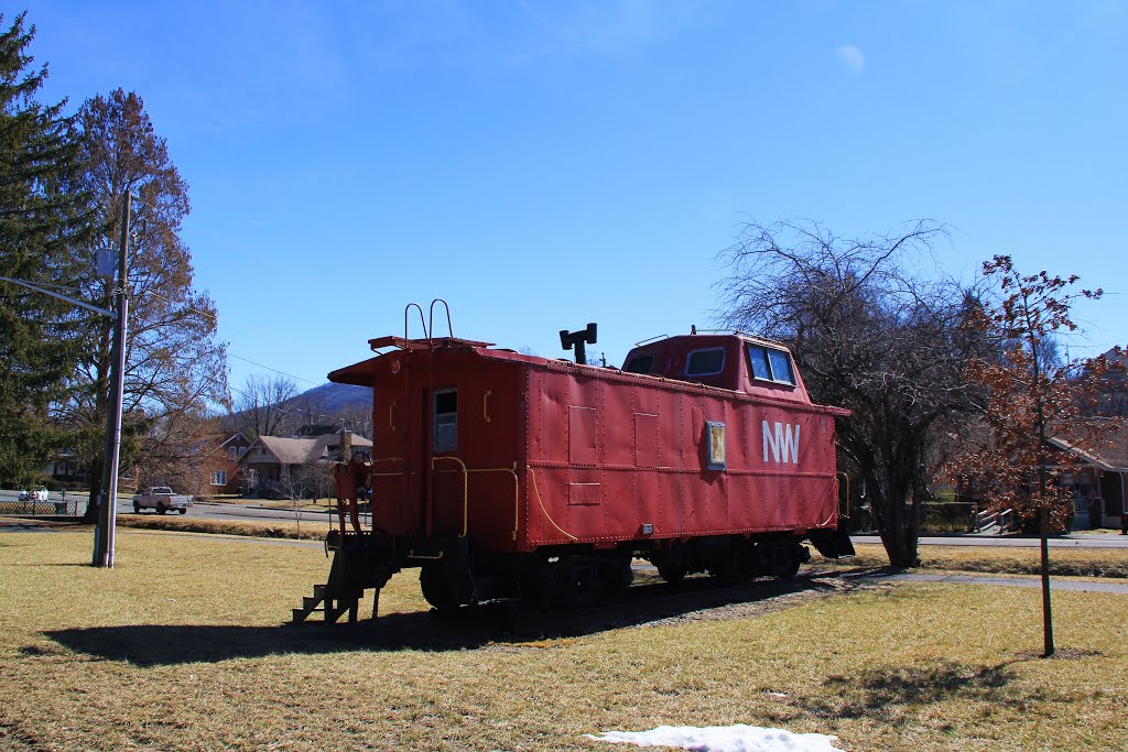 Railcar at Old Railway Station, Pulaski Virginia by John MacKinnon