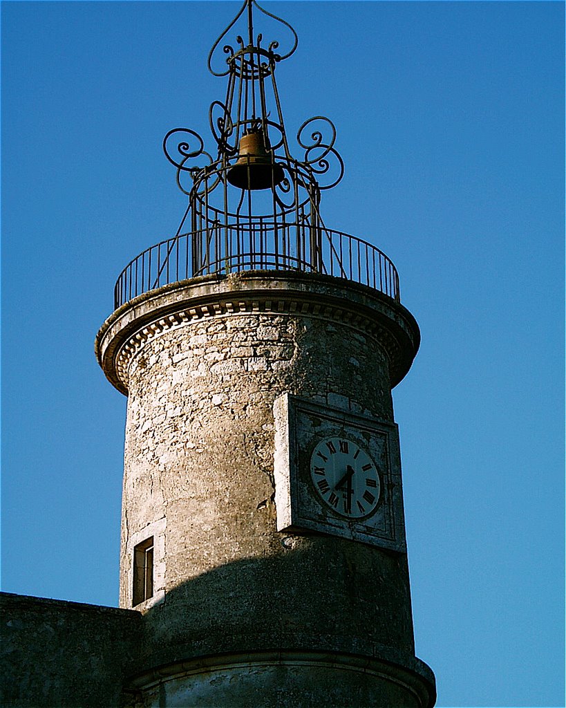 Lussan Clock Tower by rvsrvs