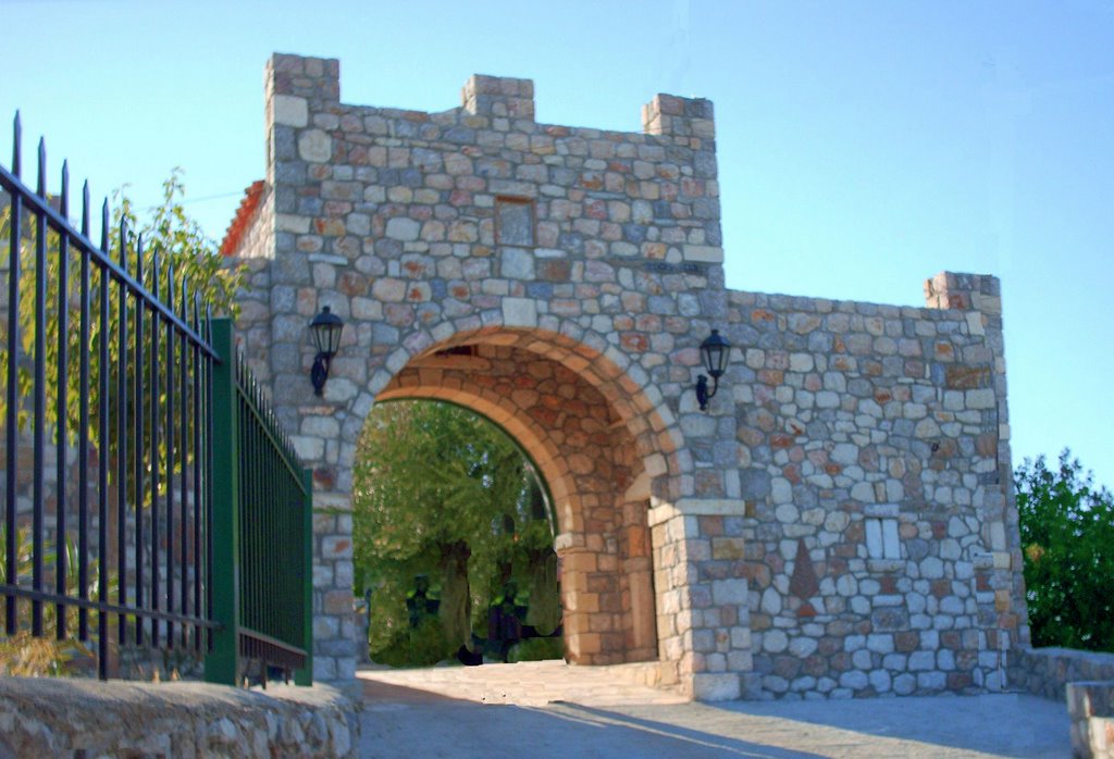 Zarakas monastery-the gate by Aris Patelos