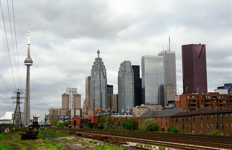 Toronto on a rainy day by Septimiu Pelau