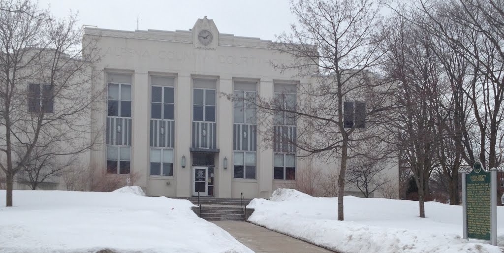 Alpena County Court House in Alpena Michigan by JBTHEMILKER