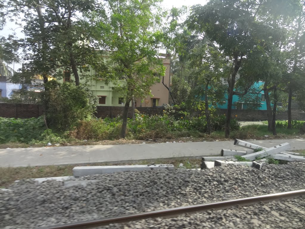 Sodpur, View from Train by sban1998