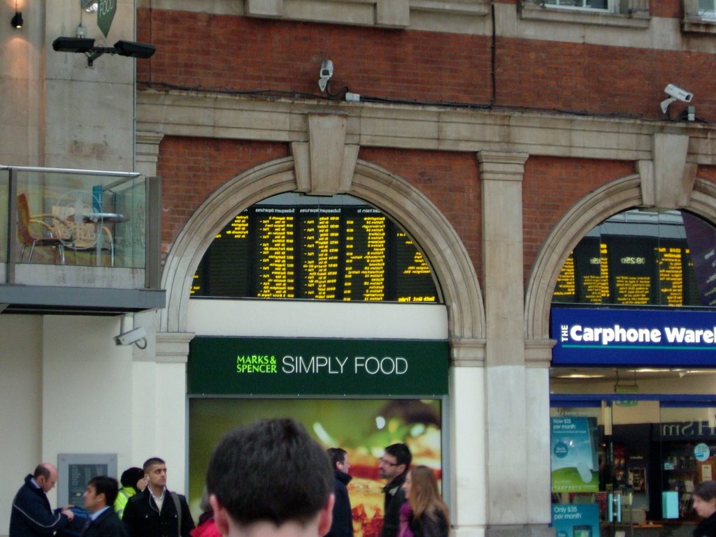 Departure board reflection by steviesmiffie