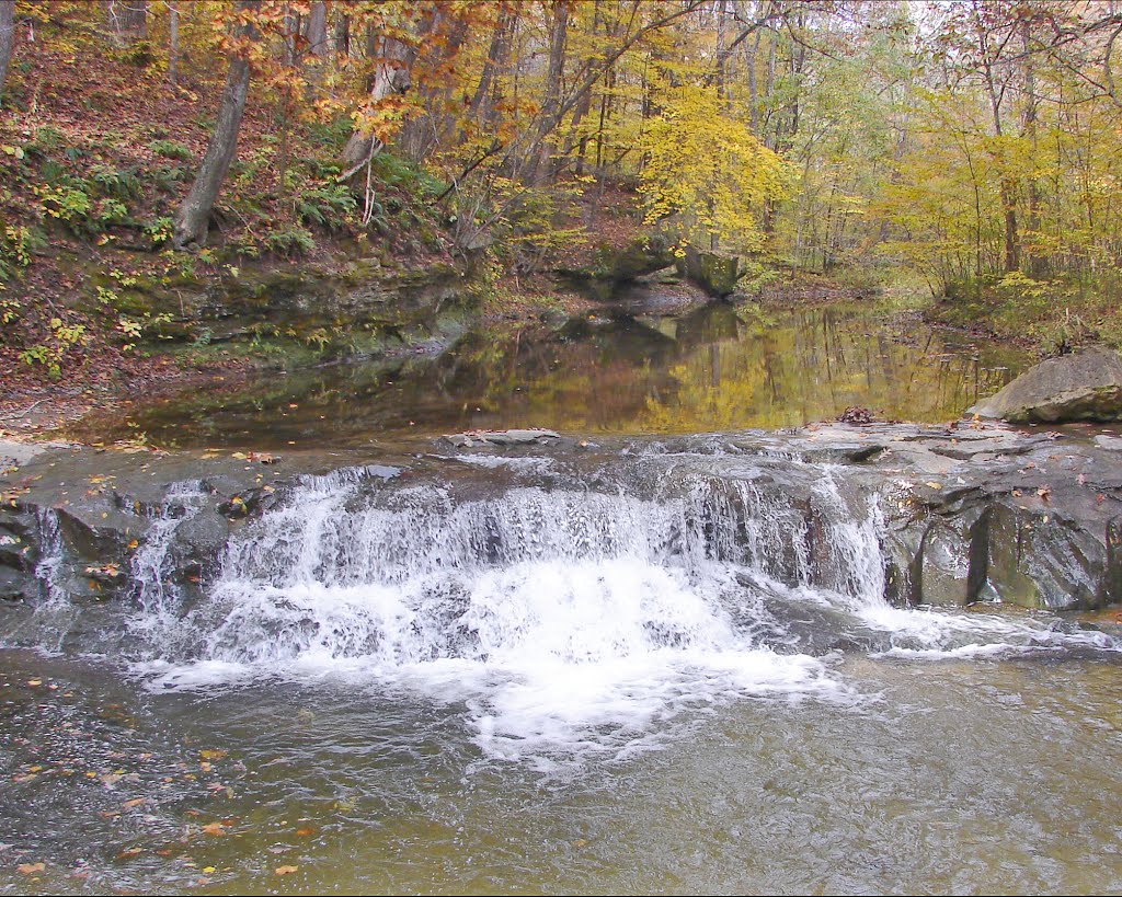 Falls at the Potholes, Attica, IN by danhester