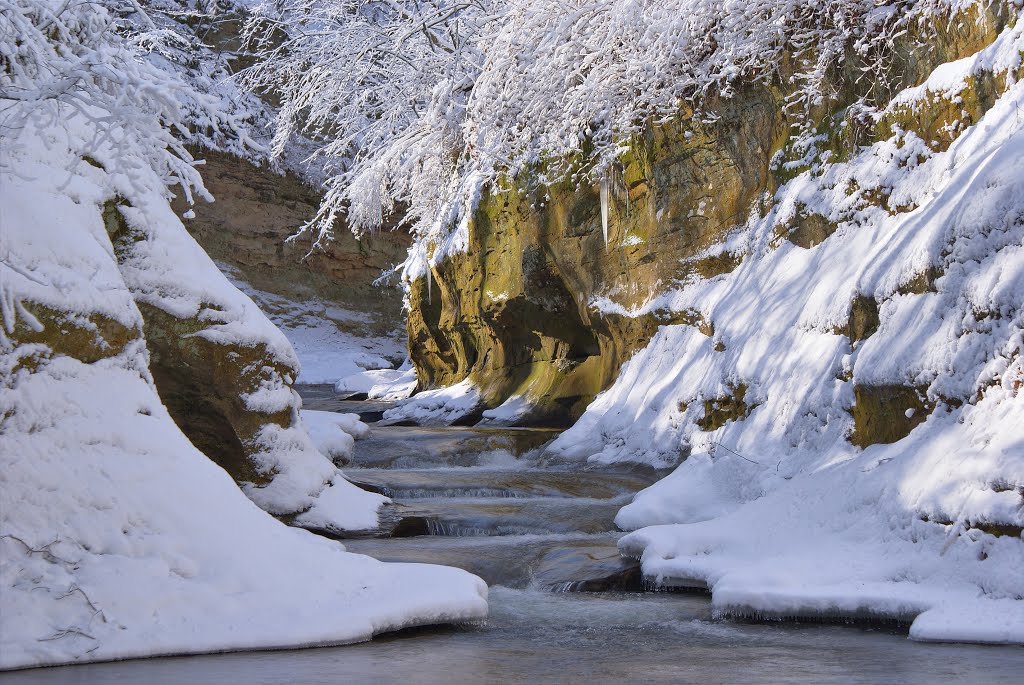 Potholes Gorge, Attica, IN by danhester