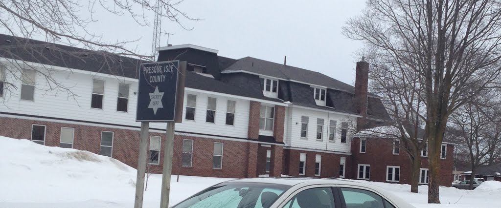 The Presque Isle County Court House in Rogers City Michigan. by JBTHEMILKER