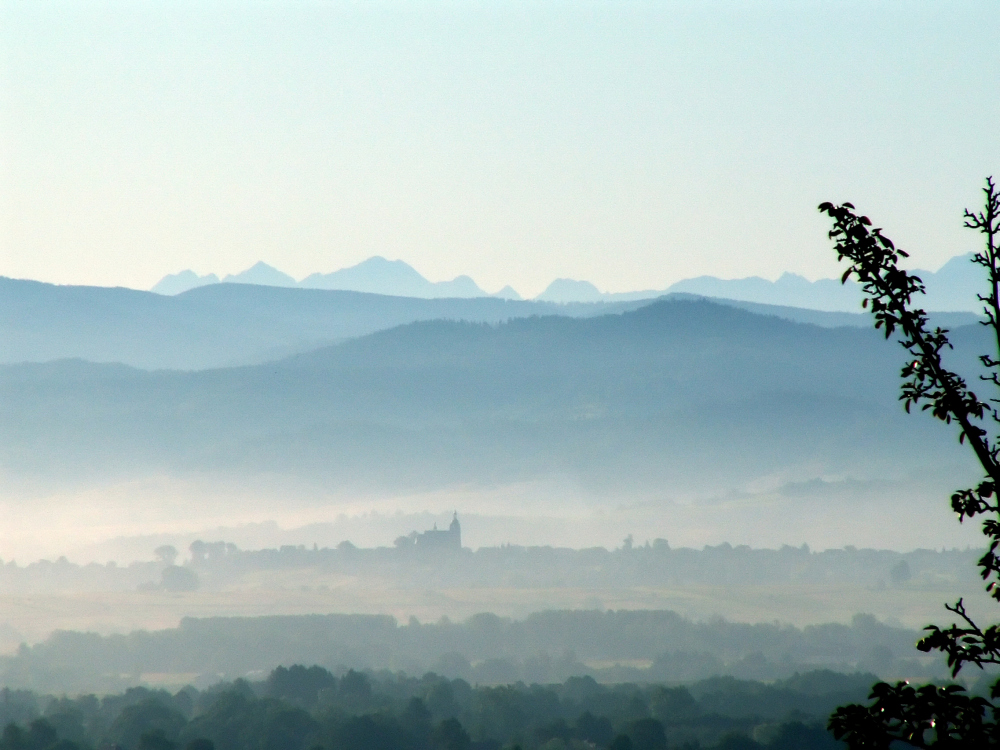 Meszna - zdjęcie dowodzące że z Beskidu Śląskiego znakomicie widać Tatry by D@rolek