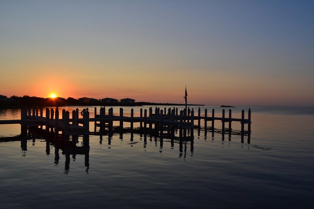 Sunset at the Island Fish Company by uclynch