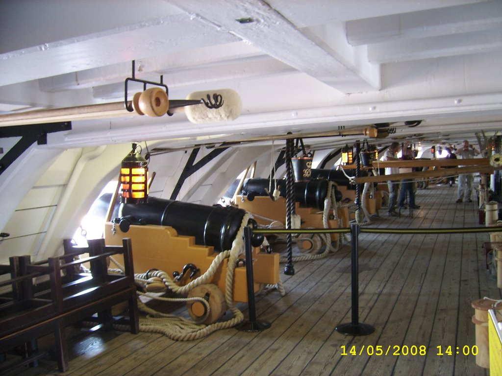 Gun Deck on HMS Victory by Norman87