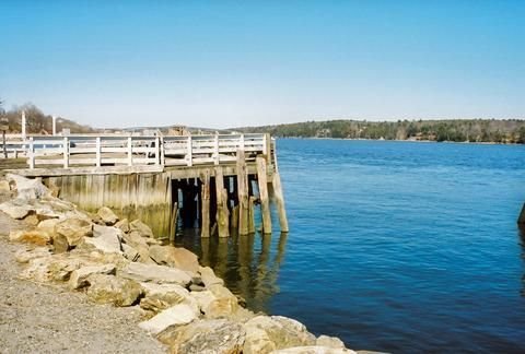 Kennebec River in Bath by DawnInMaine