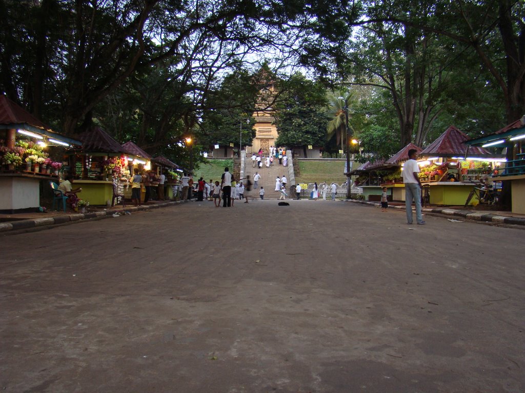 Kelaniya Temple Rear Entrance by Rasika Edirisinghe