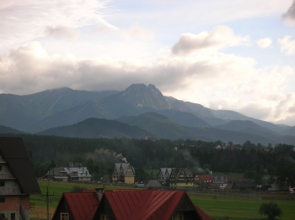 Widok na Giewont od strony Murzasichle by zbychu1953