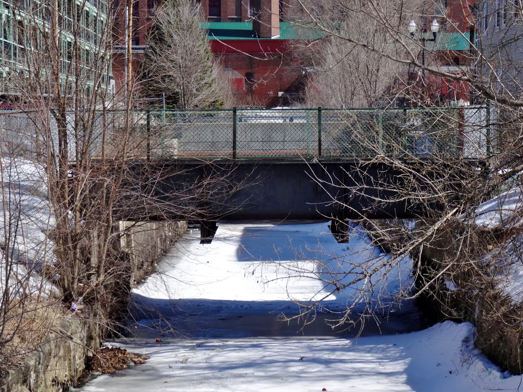 Canal bridge, Lewiston, Maine by Taoab