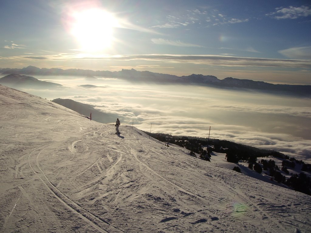 Chamrousse couché de soleil by Nourrieff