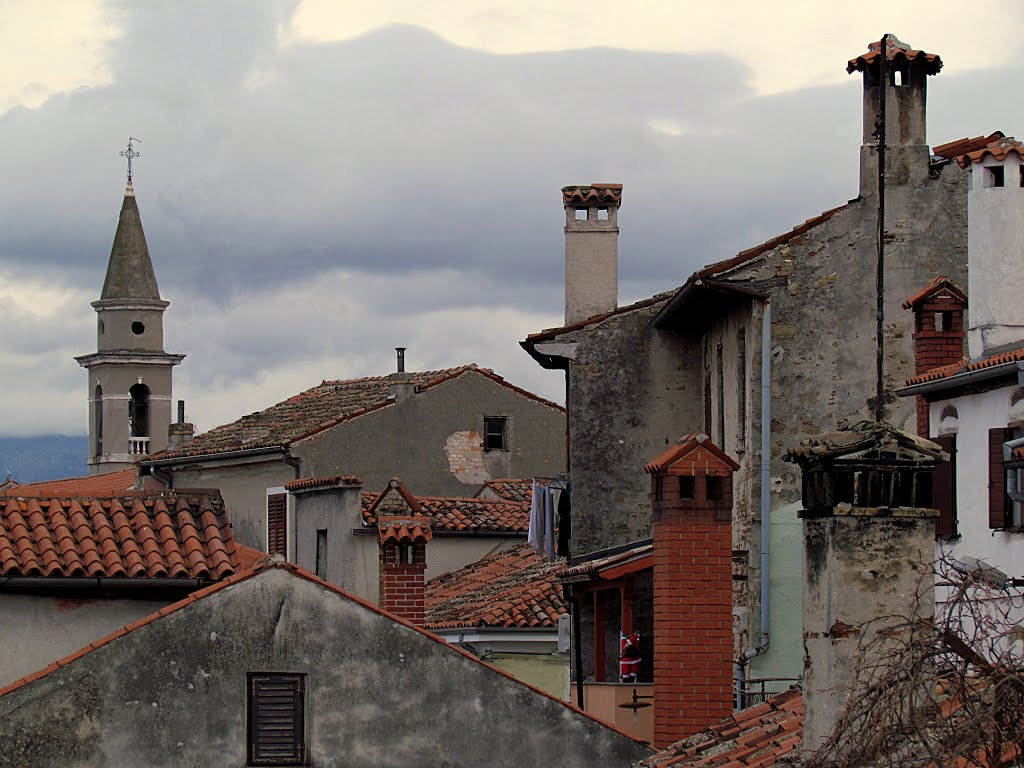 Old city roofs by emil sluga