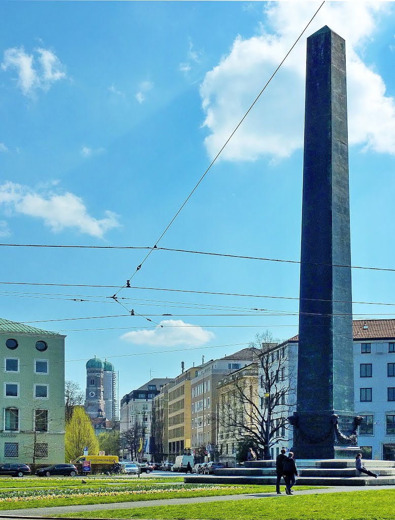 Obelisk am Karolinenplatz by Schwiemonster