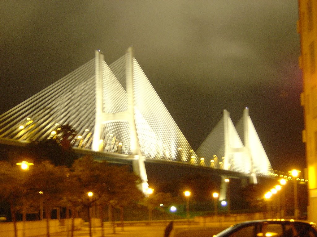 Ponte Vasco da Gama á noite 23/05/2008 by Trunkas