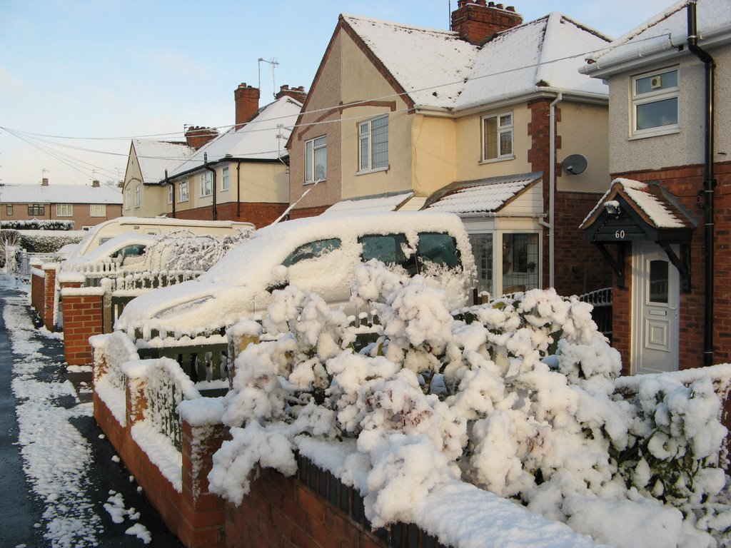 Snow on the 6th of april 2007 by john smart