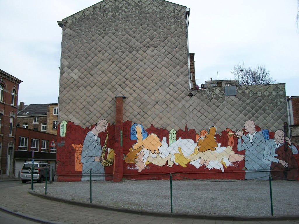 Graffiti a Liege by Pogromca Gašnič