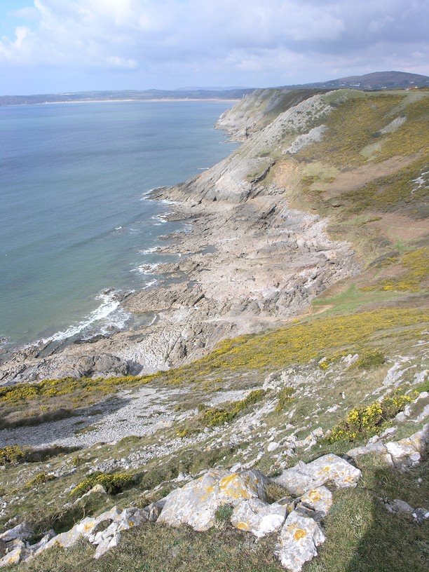 South Gower Cliffs by Jan Haas