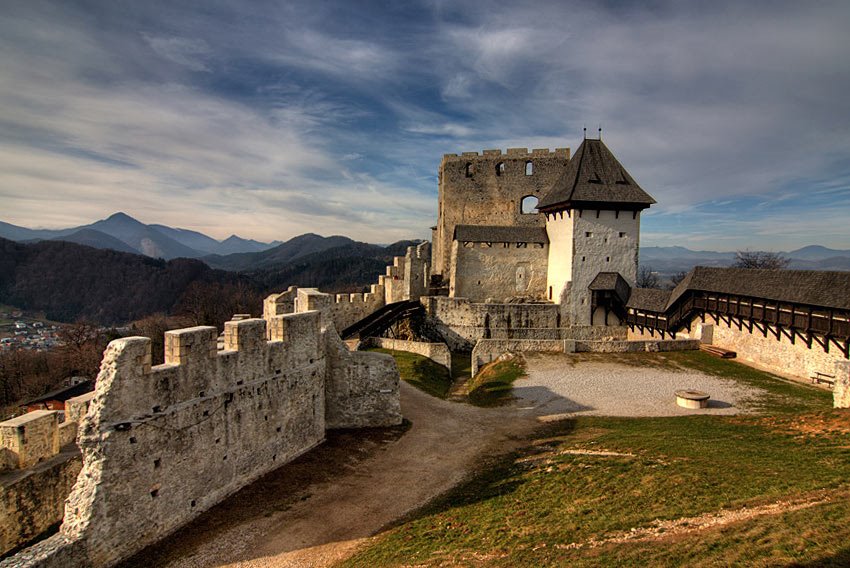 The Old castle of Celje by andyz