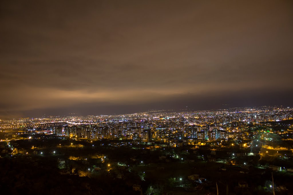 Seyir tepesinden gece Kayseri manzarası / Kayseri scenery from Talas by ismail38_1903