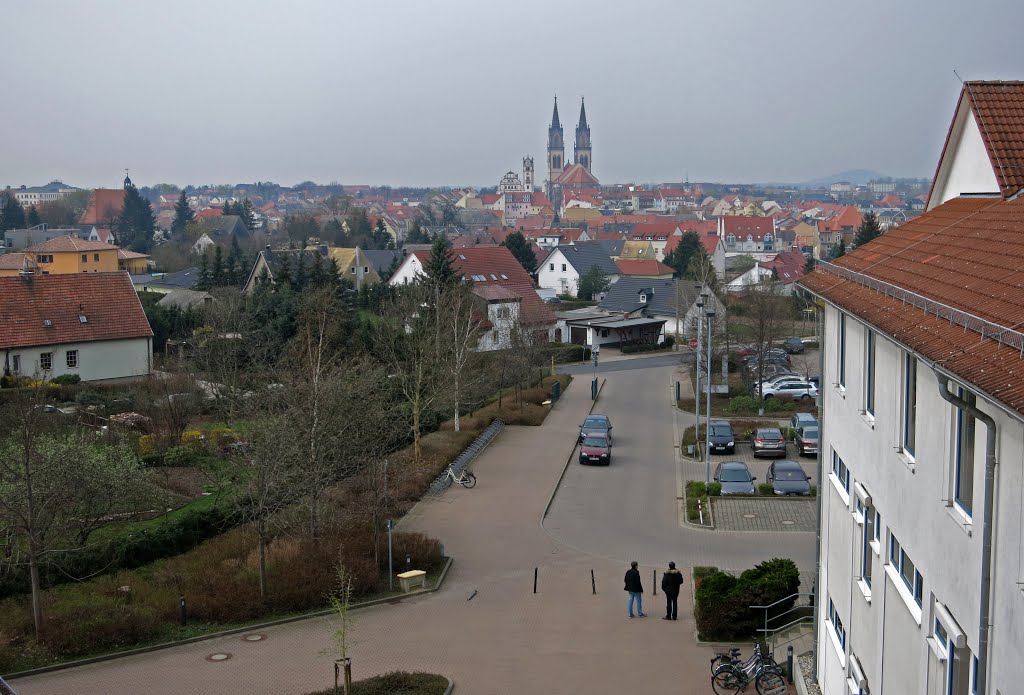 Panoramablick zum Stadtzentrum von Arbeitsagentur Oschatz by Meier-Leider