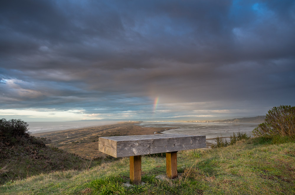 Bench with a View by Greg Nyquist