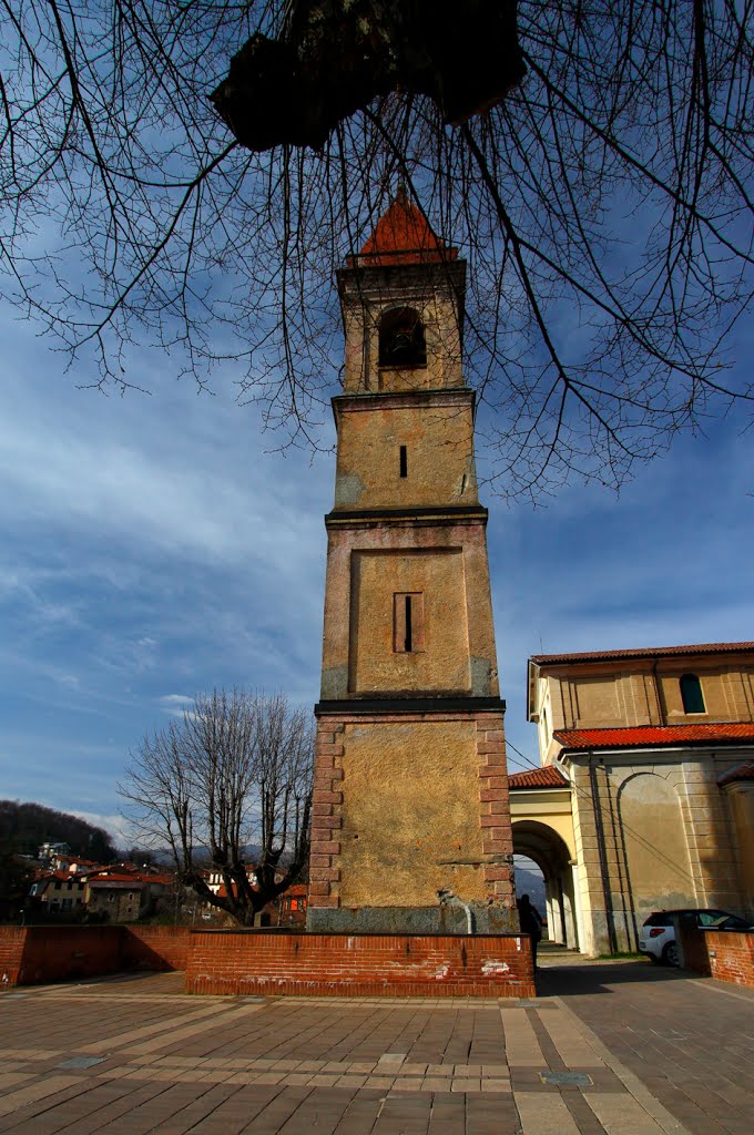 Campanile della chiesa di San Giovanni Battista, Dagnente marzo 2014 by Marco Ferrari