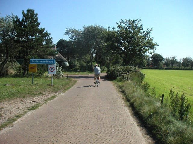 Begin dorp westkant by Tammo van der Bij