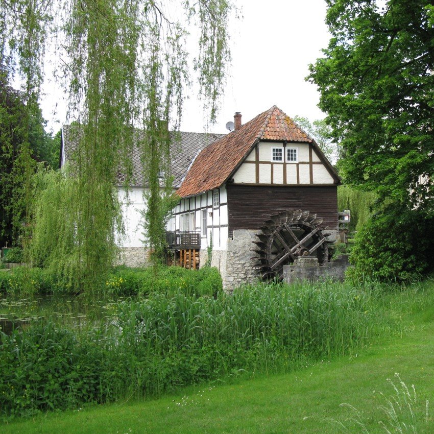 Die Mühle des Klosters Vinnenberg by Willem von Gennerich