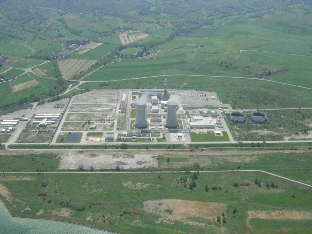 Centrale ENEL di Pietrafitta (aerial view) by guidodelta