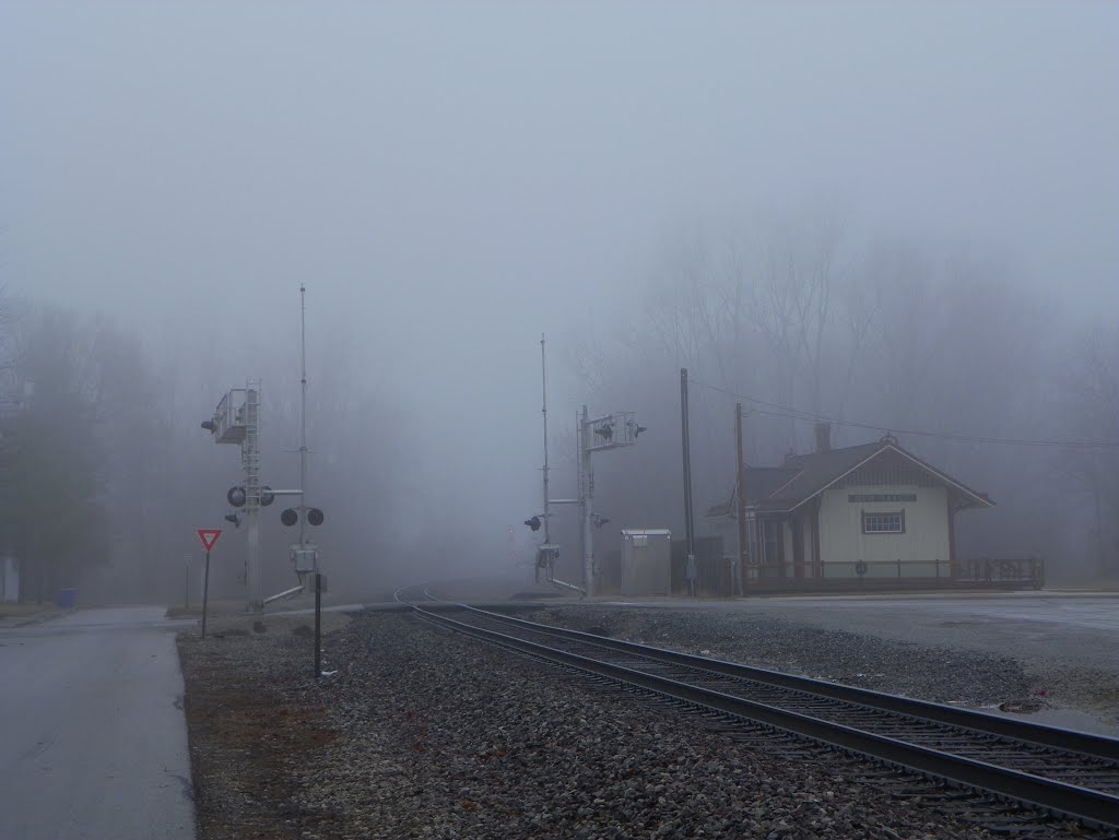 Norfolk Southern Railroad, Wabash Depot, New Haven, Indiana by MikeFromholt