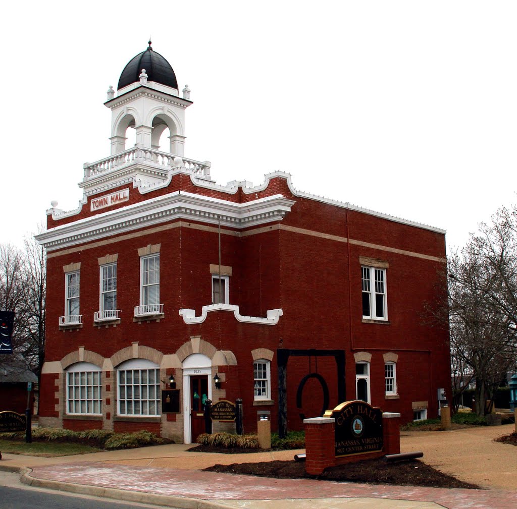 Town Hall, Manassas, Virginia, March 2014 by archlapeer