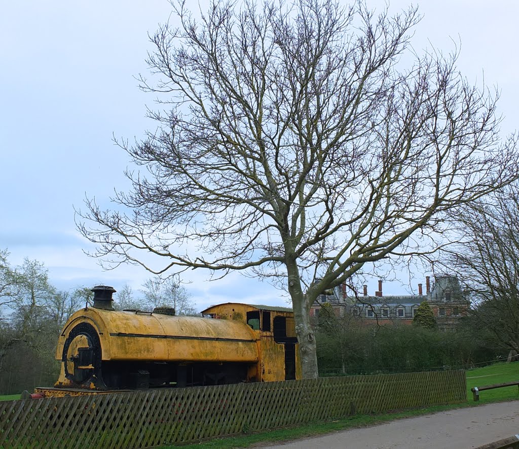 East Carlton village park.East Charlton Hall. by Bobsky.