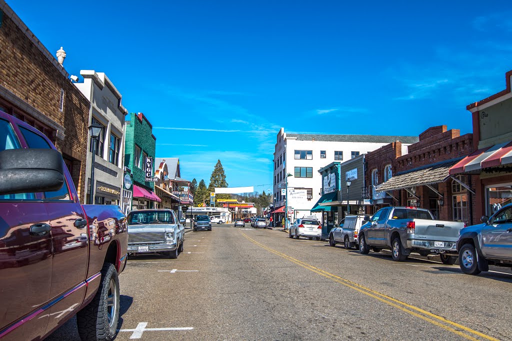 In Jackson, California's historic business district, on Main St., viewing northerly. by elifino57