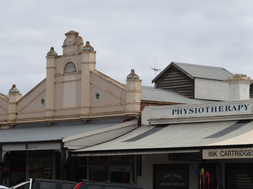 Port Fairy street scene by Warwick A Sellens