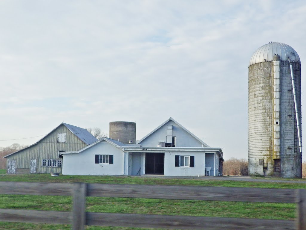 House, Barn and Silo by Dan R. Mills