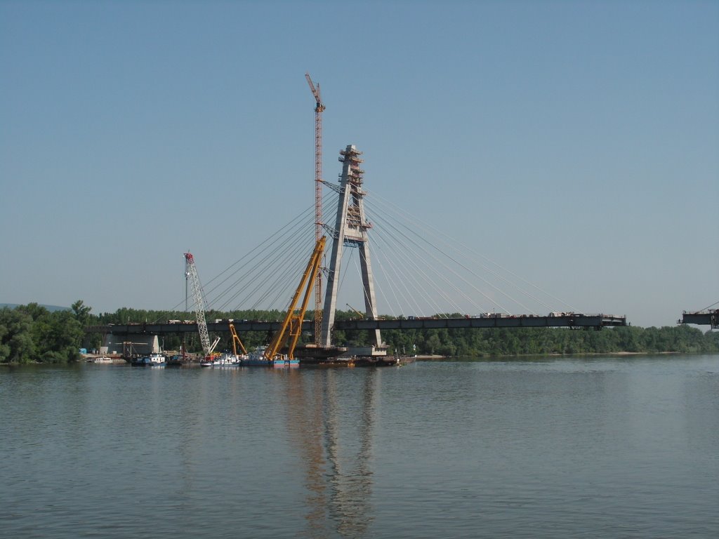 Hungary, épül az M0 északi hídja, 2008. 05., SzG3 by Gábor Szalay