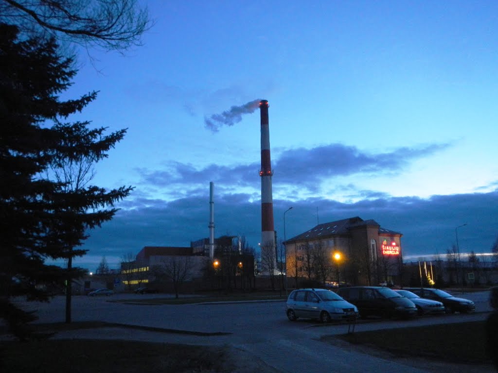 Šiaulių termofikacinė elektrinė 2014-03-31 /Siauliai heating and electricity power-station by Aurimas Nausėda