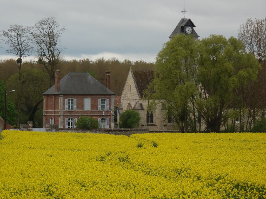 La mairie, l'église by dtoussaint