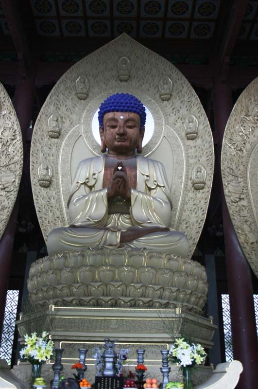 Tượng Phật trong chùa Linh Ẩn (Buddha in Lingyin Temple) by nguyen thanh vinh