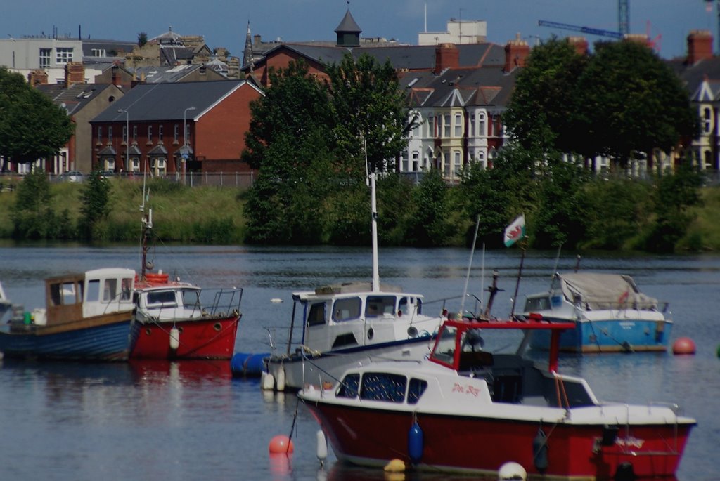 River Taff Cardiff Bay by Juliet Cullen