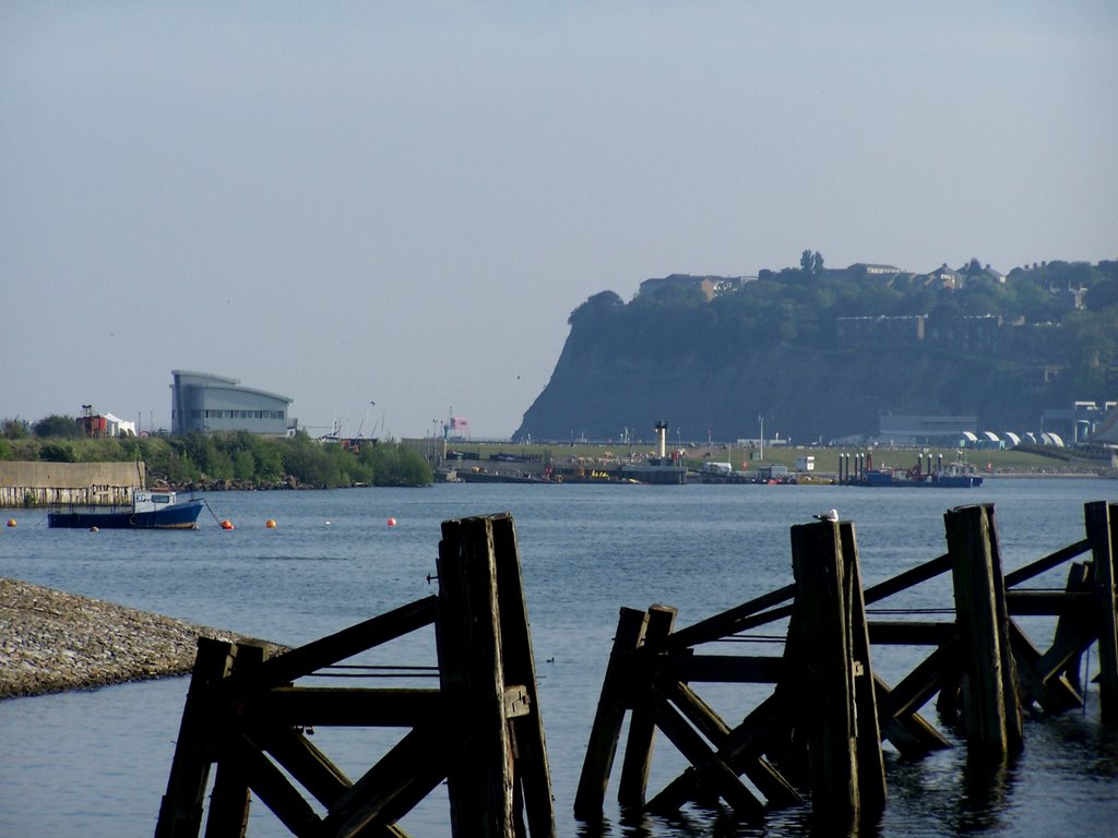 Penarth head in the distance by Juliet Cullen