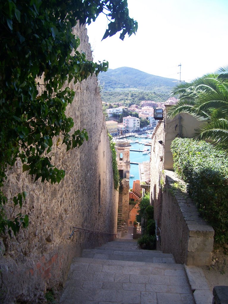 Porto Ercole - Scalinata verso la Rocca by Giampipas Paschiero