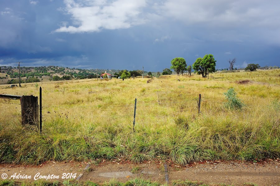 Abandoned Main Nthn Rly at Bolivia with the station name board visble. Feb 2014. by Adrian Compton