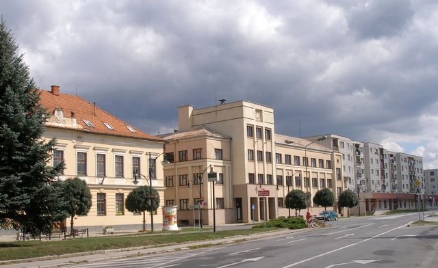 Mesto Sabinov centrum by Jozef Kotulič